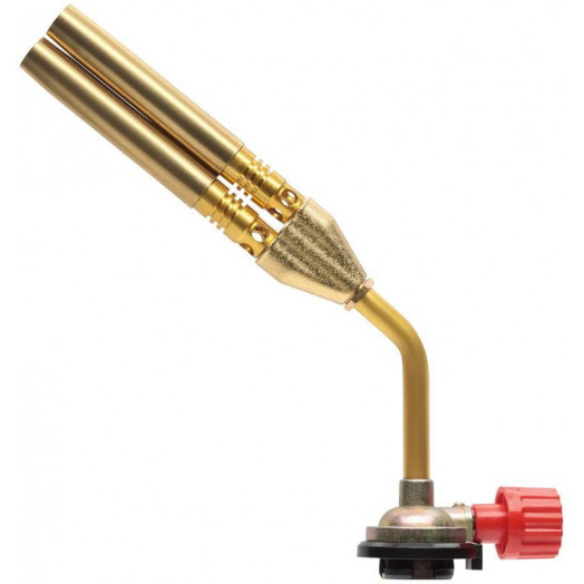 Горелка газовая двойн. для стандартного цангового баллона КУРС 67630