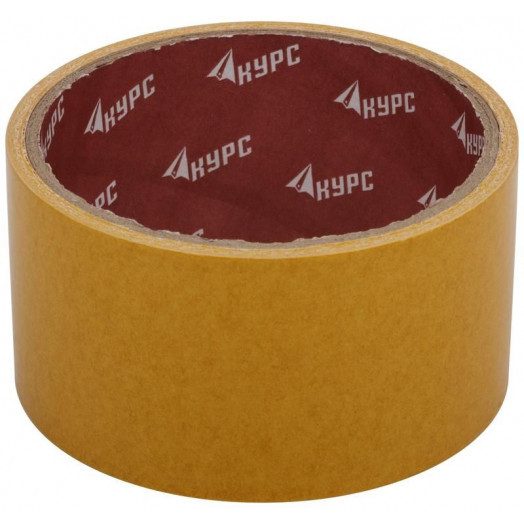 Лента-скотч клейкая двусторонняя 48ммх5м КУРС 11806