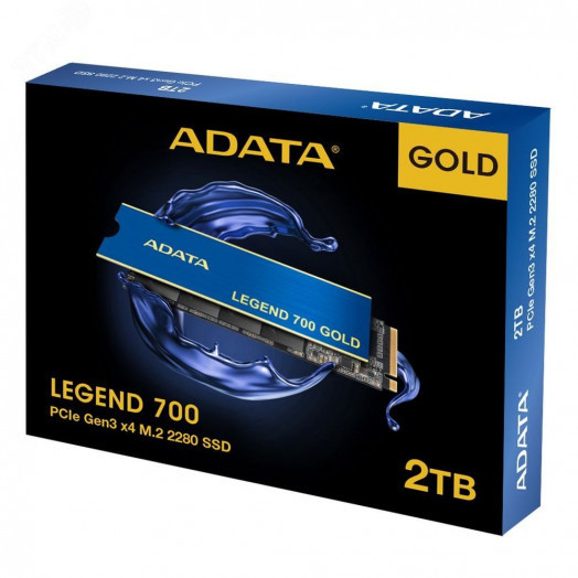 Накопитель SSD M.2 2280 2TB LEGEND 700 GOLD, NVMe, 3D TLC NAND, 2000/1600 Мб/с