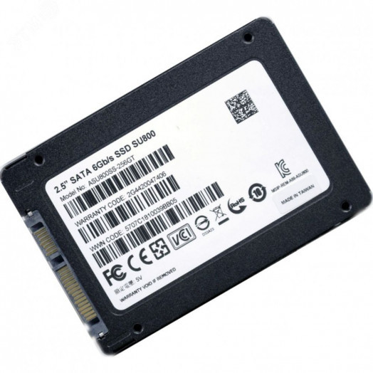 Накопитель SSD 2.5'' 256GB SU800, SATA III, 3D TLC NAND, 550/500 Мб/с