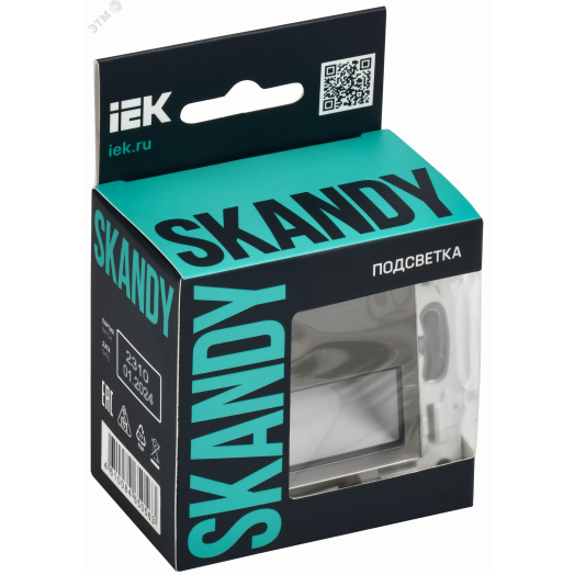SKANDY Подсветка LED встраиваемая SK-L01N никель IEK