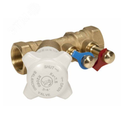 Клапан баланс авт лат R206C Ду20 Ру25 м/м Kvs5.5 нип R206BY004