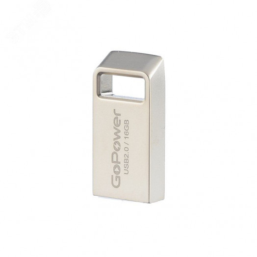 Флеш накопитель 16GB MINI, USB 2.0, серебристый