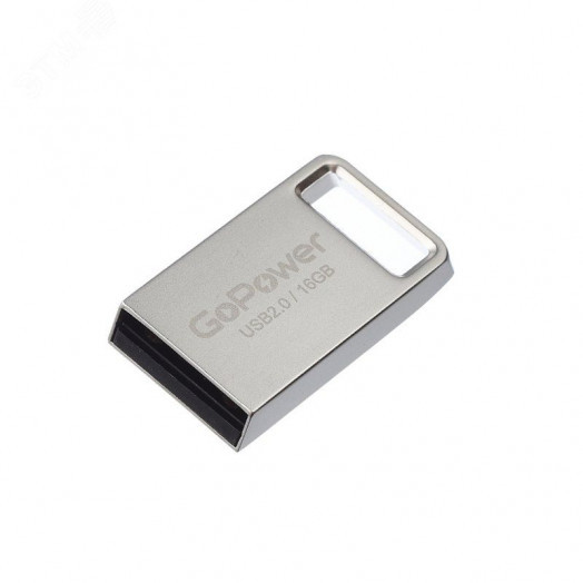 Флеш накопитель 16GB MINI, USB 2.0, серебристый
