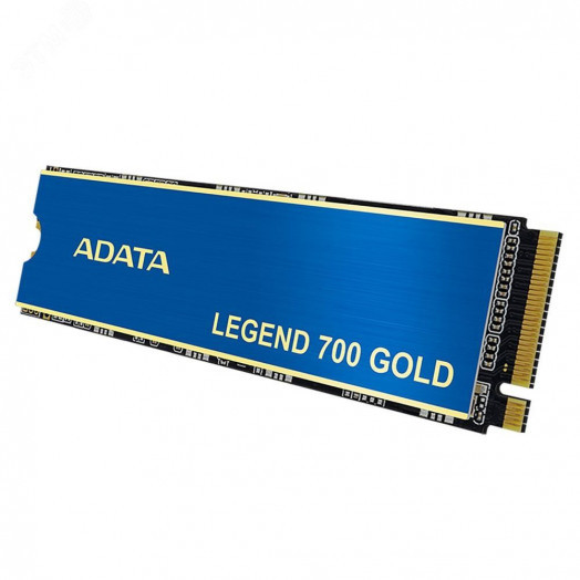 Накопитель SSD M.2 2280 512GB LEGEND 700 GOLD, NVMe, 3D TLC NAND, 2000/1600 Мб/с