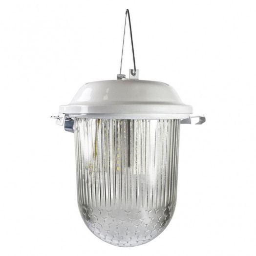 Светильник светодиодный ДПО 03-015-101 [351] СПЕЦСВЕТ "Желудь А" подвесной без решетки 220В 15Вт 6500К 1700лм УХЛ2 IP54 (груп.упак.) Элетех 1030450351