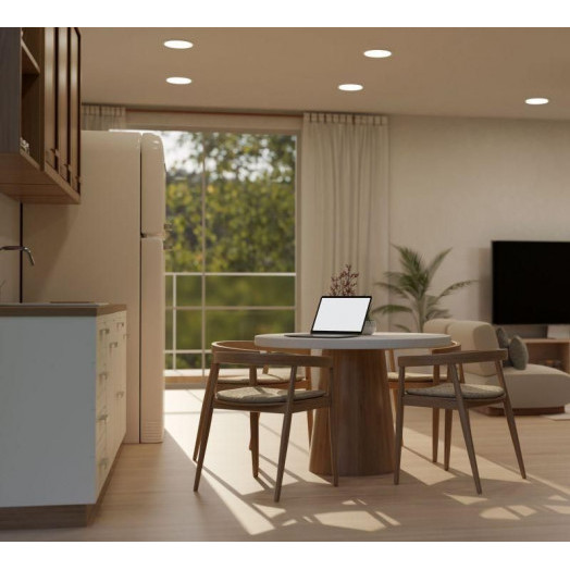 Светильник встраиваемый под лампу GX70 бел. IEK LUVB0-GX70-1-K01