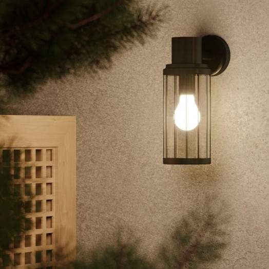 Светильник Vega 60Вт E27 IP54 105х105х240мм НТУ садово-парковый на стену вниз GAUSS GD022