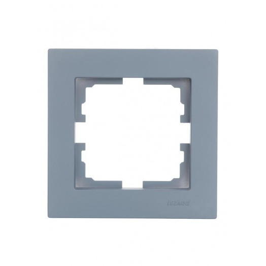 Рамка 1-местн. горизонт. VESNA графит (20шт/240шт) LEZARD 742-3400-146
