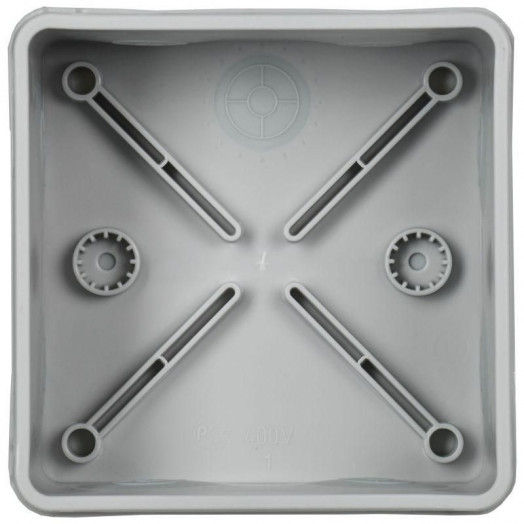 Коробка распаячная ОП КМ42455 100х100х50мм IP67 8 вводов сер. IEK UKO21-100-100-050-K41-66