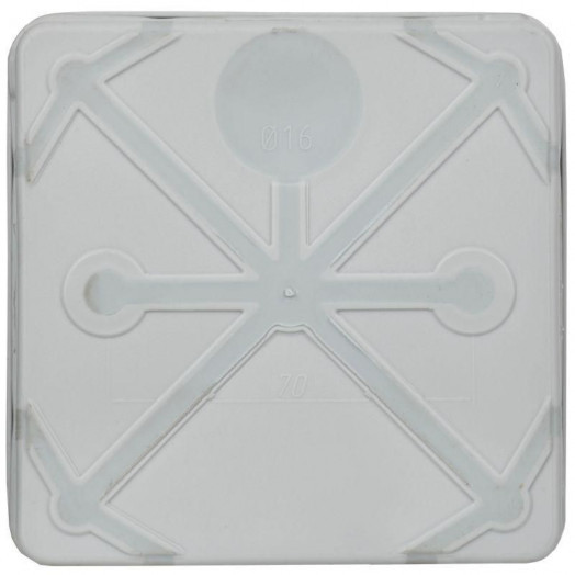 Коробка распаячная ОП КМ42455 100х100х50мм IP67 8 вводов сер. IEK UKO21-100-100-050-K41-66