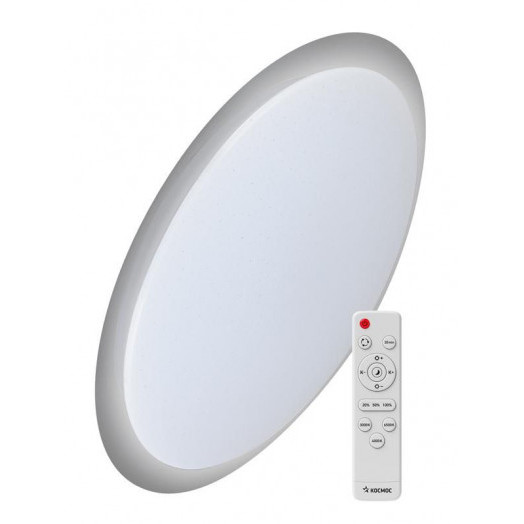 Светильник светодиодный PREMIUM GALAXY 75Вт 230В 3000-6500К 6000лм IP40 560х85мм настенно-потолочный управляемый с пультом ДУ КОСМОС KSGala75W