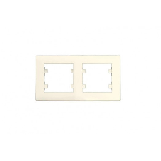 Рамка 2-м Karea RIZZ крем Makel 88010702