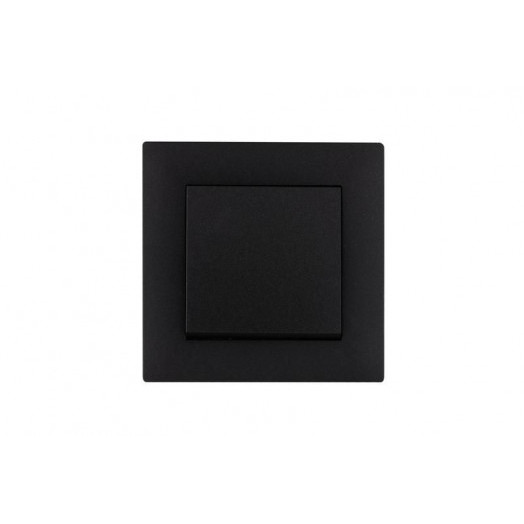 Выключатель 1-клав. Karea RIZZ STAR чер. Makel 88054001