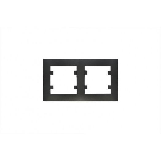 Рамка 2-м Karea RIZZ STAR чер. Makel 88054702
