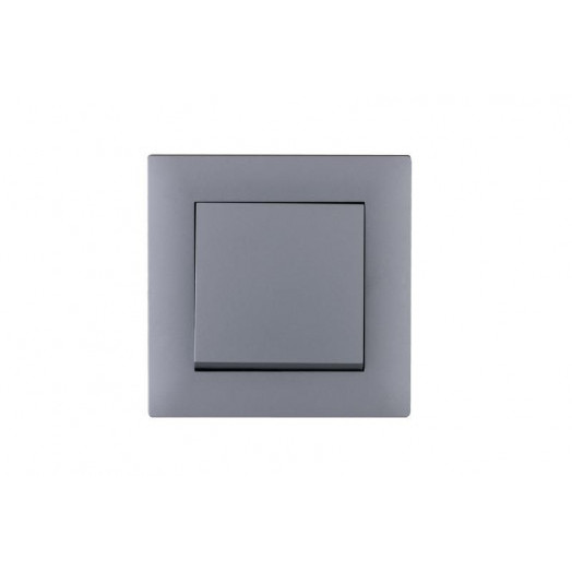 Выключатель 1-клав. Karea RIZZ STAR сер. Makel 88065001