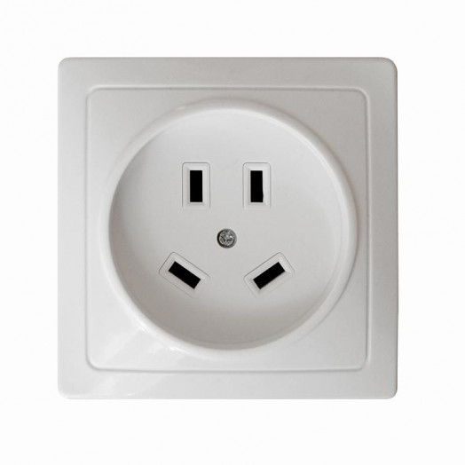 Розетка 1-м ОП 32А 440В IP20 3P+N для плиты с заземл. бел. Universal 5316