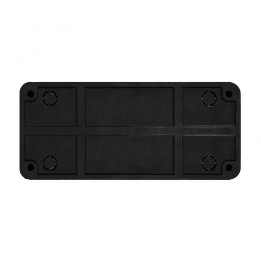 Розетка 3-м ОП Олимп 16А IP20 с заземл. черн. Universal 2218