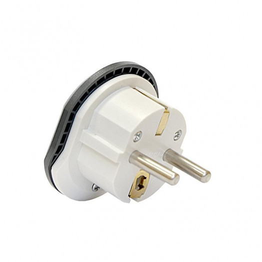 Переходник универсальный плоский с заземл. бел. 16А 250В UNIVersal 2229