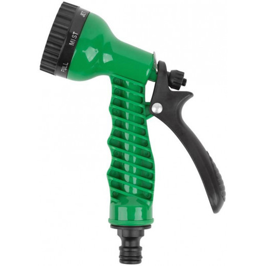 Набор поливочный (шланг растягивающийся 7.5-22.5м и пистолет для полива 7 режимов ) FIT 77290