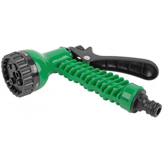 Набор поливочный (шланг растягивающийся 7.5-22.5м и пистолет для полива 7 режимов ) FIT 77290