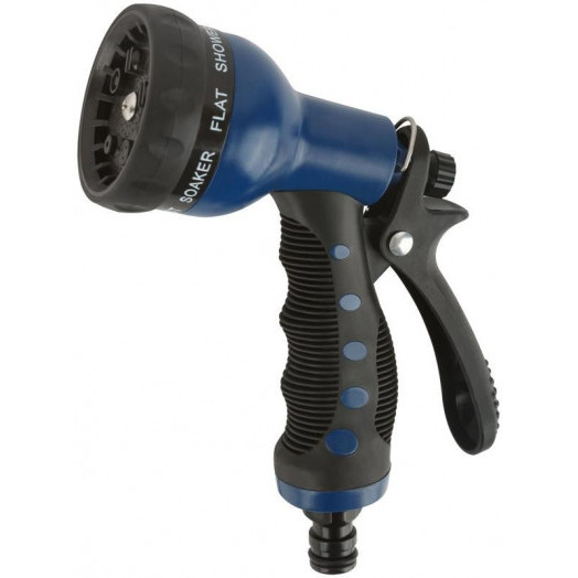 Пистолет для полива 8 режимов 200мм син. FIT 77307