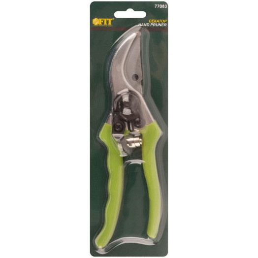 Секатор режущие кромки внахлест алюм. ручки с ПВХ покрытием 205мм FIT 77083