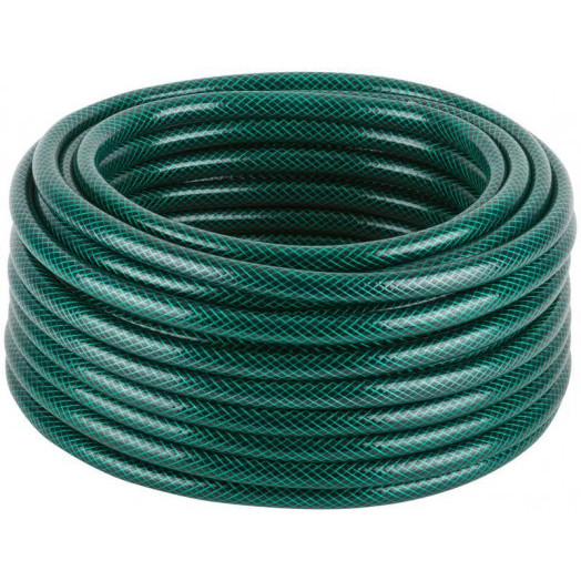 Шланг поливочный трехслойный армированный 1/2дюймх1.8ммх25м зел. КУРС 76305