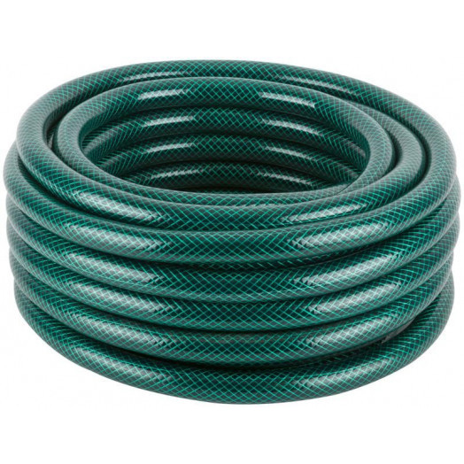 Шланг поливочный трехслойный армированный 3/4дюймх1.5ммх15м зел. КУРС 76307