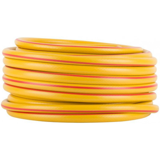 Шланг поливочный трехслойный армированный 1/2дюймх2.0ммх25м желт. КУРС 76315