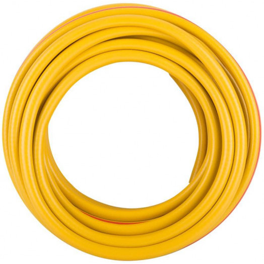 Шланг поливочный трехслойный армированный 1/2дюймх2.0ммх25м желт. КУРС 76315