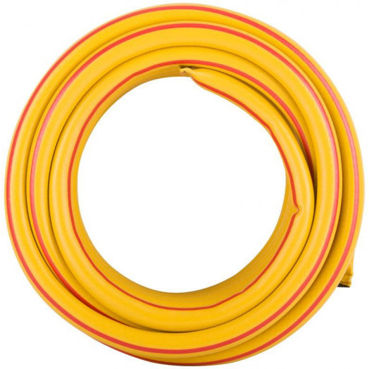 Шланг поливочный трехслойный армированный 3/4дюймх2.2ммх15м желт. КУРС 76317
