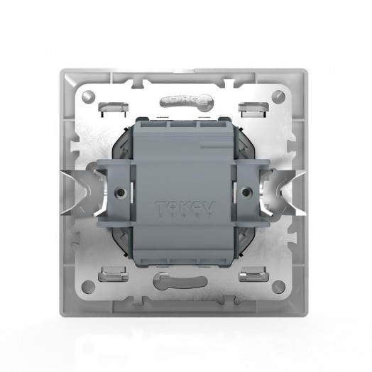 Выключатель 2-кл. СП AVA 10А IP20 с индикатором в сборе бел. TOKOV LIGHT TKL-AV-V2IF-C01