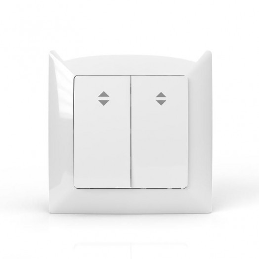 Переключатель проходной 2-кл. СП AVA 10А IP20 в сборе бел. TOKOV LIGHTTKL-AV-P2F-C01