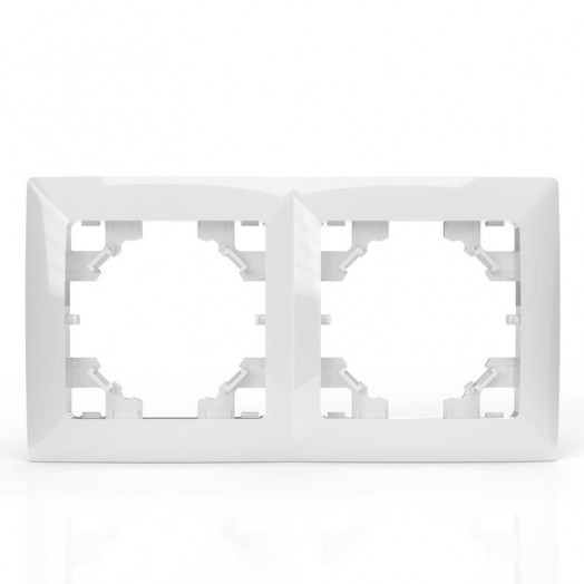 Рамка 2-м AVA бел. TOKOV LIGHT TKL-AV-RM2-C01
