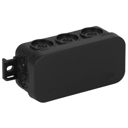 Коробка распределительная ОП Тусо 43х80х35мм УХЛ1 черн. Ruvinil 67091Ч