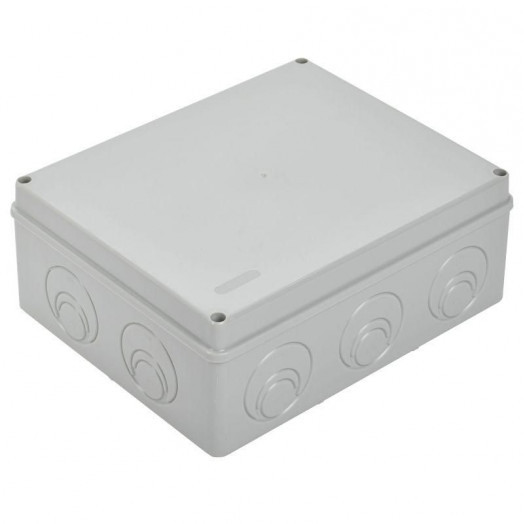 Коробка распаячная ОП 240х195х90 IP55 КМ41272 RAL7035 IEK UKO10-240-195-090-K41-55