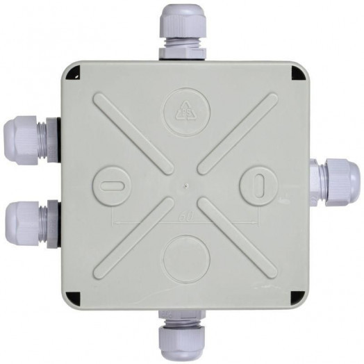Коробка распаячная ОП 100х100х50 IP55 КМ41330 PG9 IEK UKO10-100-100-050-K51-55