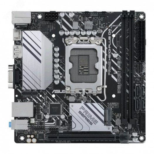 Материнская плата PRIME H610I-PLUS D4-CSM, LGA1700, Intel H610, Mini-ITX