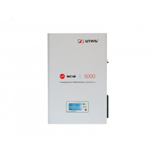 Стабилизатор переменного напряжения ИнСтаб инверторный 5000 ВА/4500 Вт, з/у 23А, однофазный, настенный