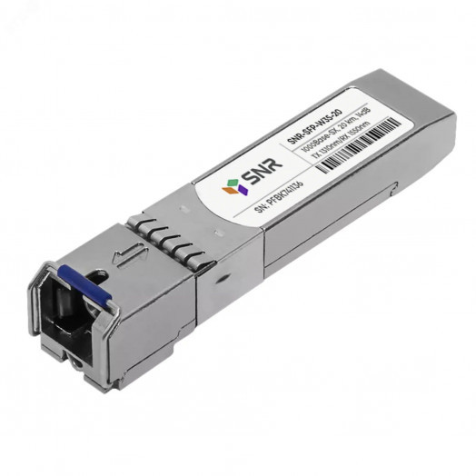 Модуль SFP WDM, дальность до 20км LC (14dB), 1310нм