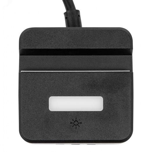 Удлинитель серии Standard с заземлением шнур 1,5м 2 гнезда 3 USB 16А держатель для телефона Черный ТМ Uniel S-GCD2-1,5SBUH BLACK