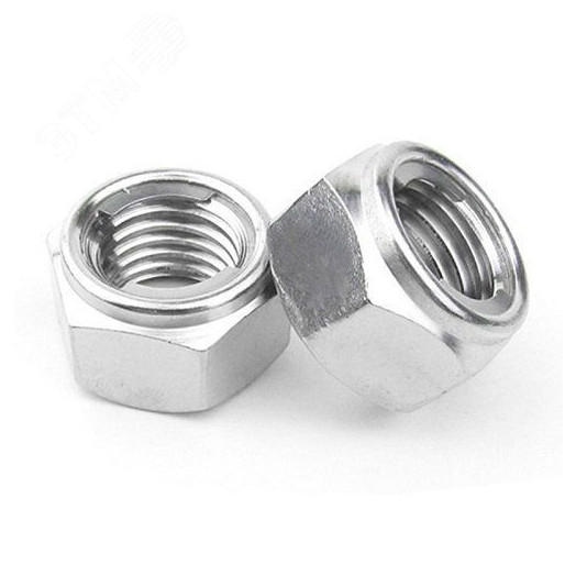 Гайка DIN 6925 М24 8 ZN шестигранная              самоконтрящаяся оцинкованная