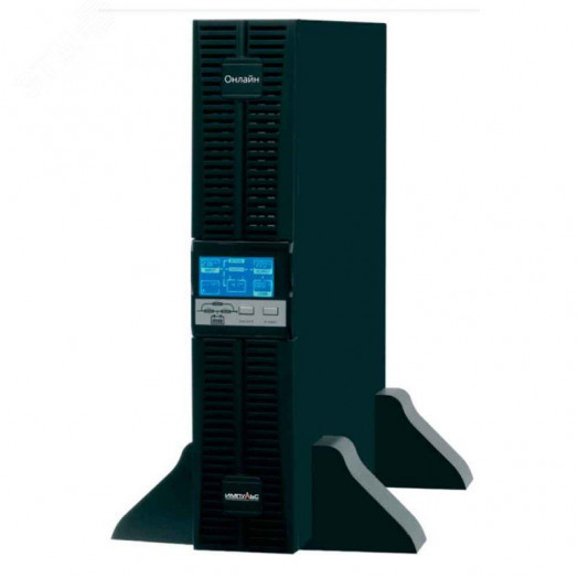 Источник бесперебойного питания ФОРВАРД, Online,  6000ВА/6000 Вт, LCD+LED, EPO, RS-232, SmartSlot,  USB, АКБ 16х9Ач, клеммы