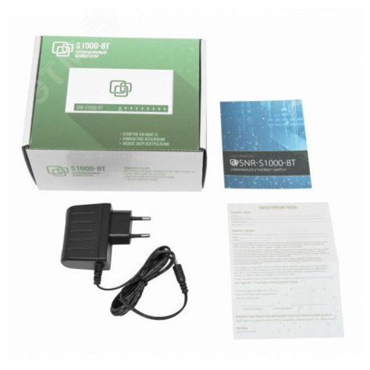 Коммутатор неуправляемый 8 портов RJ45 10 100 Мб/с