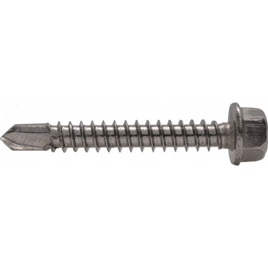 Саморез с шестигранной головкой с буром  DIN 7504K   4,2x32 A2