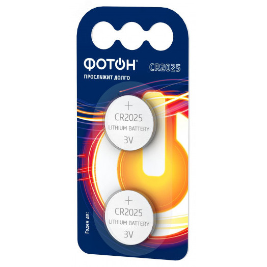 Элемент питания ФОТОН CR2025 BP2