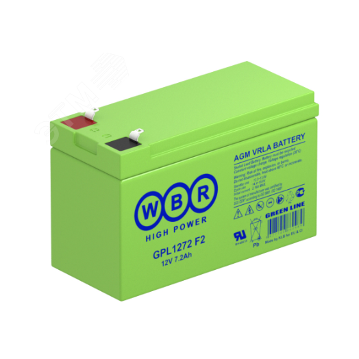 Аккумулятор GPL 12В 7,2Ач