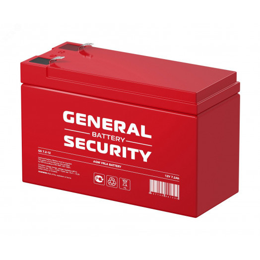 Аккумулятор GS 12В 7,2Ач