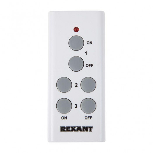Розетка радиоуправляемая с пультом RX-003 (один пульт три розетки) Rexant 10-6030